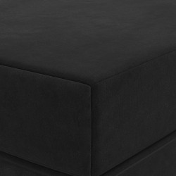Canapé-lit pliable 120 x 67 x 45 cm Noir 631216631216