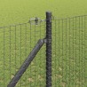 Clôture en fil soudé avec pointes 10 x 1,4 m Gris Maille 631222631222
