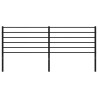  Tête de lit métal noir 193 cm 