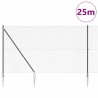 Clôture en fil soudé avec pointes 25 x 1,6 m Gris Maille 631225631225