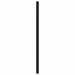  Tête de lit métal noir 193 cm 