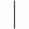  Tête de lit métal noir 193 cm 