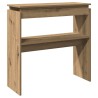 Table console chêne artisanal 80x30x80 cm bois d'ingénierie 631232631232