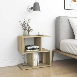 Table de chevet chêne sonoma 50x30x51,5 cm bois d'ingénierie 631237631237