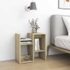 Table de chevet chêne sonoma 50x30x51,5 cm bois d'ingénierie 631237631237
