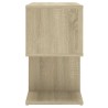 Table de chevet chêne sonoma 50x30x51,5 cm bois d'ingénierie 631237631237