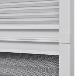 Moustiquaire plissée pour fenêtre 160 x 80 cm avec store occultant 631245631245