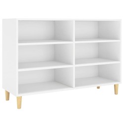 Buffet blanc 103,5x35x70 cm bois d'ingénierie 631248631248