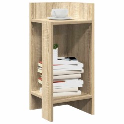 Table d'appoint avec étagère chêne sonoma 25,5x27x60 cm 631250631250