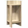 Table d'appoint avec étagère chêne sonoma 25,5x27x60 cm 631250631250