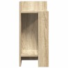 Table d'appoint avec étagère chêne sonoma 25,5x27x60 cm 631250631250