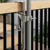 Pied de parasol Argenté Acier 631255631255