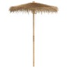 Parasol Tiki avec toile en feuille de bananier 180 cm en bambou 631256631256