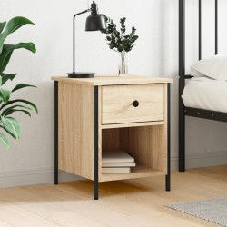 Table de chevet chêne sonoma 40x42x50 cm bois d'ingénierie 631267631267