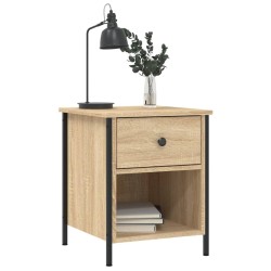 Table de chevet chêne sonoma 40x42x50 cm bois d'ingénierie 631267631267
