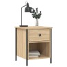 Table de chevet chêne sonoma 40x42x50 cm bois d'ingénierie 631267631267