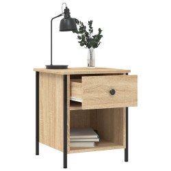 Table de chevet chêne sonoma 40x42x50 cm bois d'ingénierie 631267631267