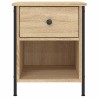 Table de chevet chêne sonoma 40x42x50 cm bois d'ingénierie 631267631267