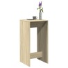 Table de bar chêne sonoma 51x50x103,5 cm bois d'ingénierie 631268631268