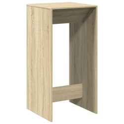 Table de bar chêne sonoma 51x50x103,5 cm bois d'ingénierie 631268631268