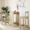 Table de bar chêne sonoma 51x50x103,5 cm bois d'ingénierie 631268631268