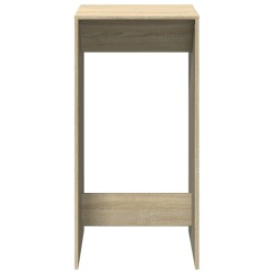 Table de bar chêne sonoma 51x50x103,5 cm bois d'ingénierie 631268631268