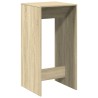 Table de bar chêne sonoma 51x50x103,5 cm bois d'ingénierie 631268631268