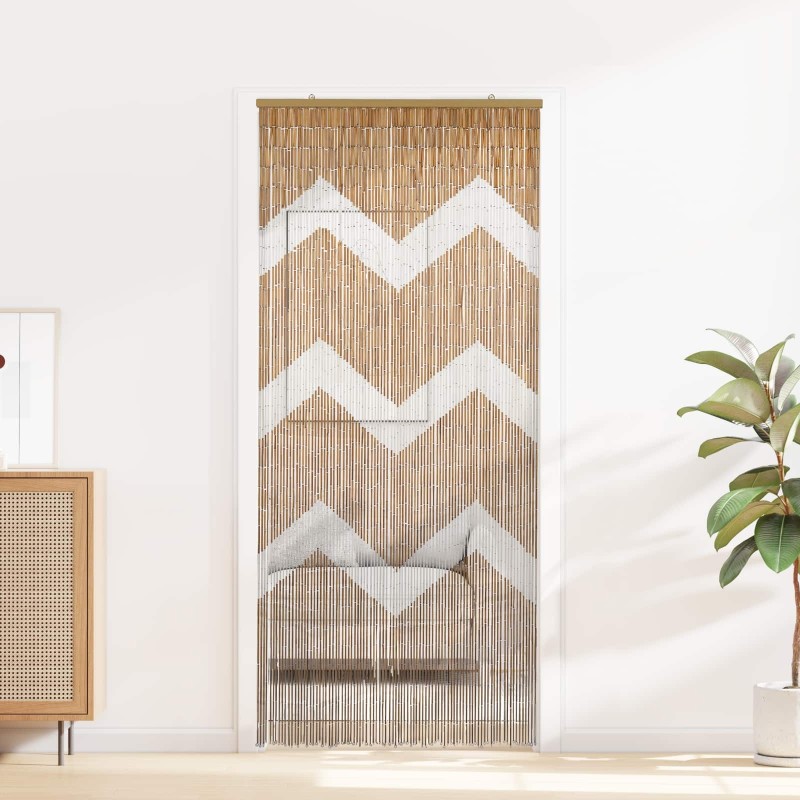 Rideau de porte anti-insectes multicolore 200 x 90 cm Bambou 631269631269