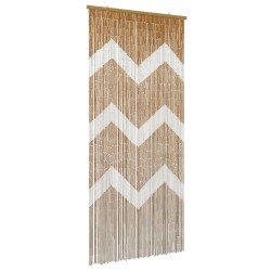 Rideau de porte anti-insectes multicolore 200 x 90 cm Bambou 631269631269