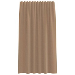 Rideaux en voile à œillets 2 pcs marron clair 631271631271