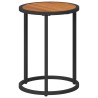 Ensemble de tables basses 2 pcs Naturel et noir 55 x 55 x 45 cm 631273631273