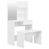 Ensemble de coiffeuse Blanc brillant 74,5x40x141 cm 631274631274