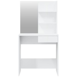Ensemble de coiffeuse Blanc brillant 74,5x40x141 cm 631274631274