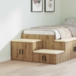 Armoire de rangement 2 pc Chêne artisanal 118 x 41 x 40 cm 631283631283