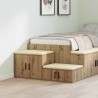 Armoire de rangement 2 pc Chêne artisanal 118 x 41 x 40 cm 631283631283
