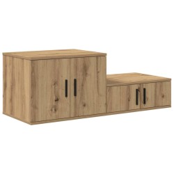 Armoire de rangement 2 pc Chêne artisanal 118 x 41 x 40 cm 631283631283