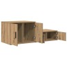 Armoire de rangement 2 pc Chêne artisanal 118 x 41 x 40 cm 631283631283