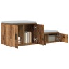 Armoire de rangement 2 pcs Bois ancien 127 x 41 x 40 cm 631292631292