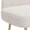 Banc rembourré avec dossier Crème 110 x 60 x 76 cm Bouclé 631300631300