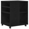 Armoire de rangement avec roue Chêne noir 60 x 53 x 72,5 cm 631305631305
