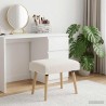 banc Uni Crème 60 x 40 x 45 cm Bouclé 631308631308