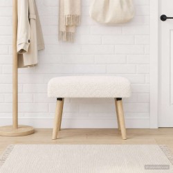 banc Uni Crème 60 x 40 x 45 cm Bouclé 631308631308