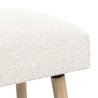 banc Uni Crème 60 x 40 x 45 cm Bouclé 631308631308