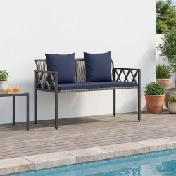 Bancs d'extérieur 2 -Seater 116 x 56 x 75 cm polyrotin 631311631311