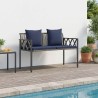 Bancs d'extérieur 2 -Seater 116 x 56 x 75 cm polyrotin 631311631311