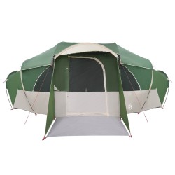 Tente familiale avec auvent imperméable Vert 10 personnes 631313631313