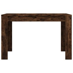 Table à dîner chêne fumé 120x60x76 cm bois d'ingénierie 631316631316