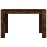 Table à dîner chêne fumé 120x60x76 cm bois d'ingénierie 631316631316