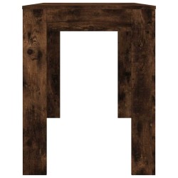 Table à dîner chêne fumé 120x60x76 cm bois d'ingénierie 631316631316