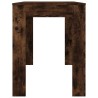 Table à dîner chêne fumé 120x60x76 cm bois d'ingénierie 631316631316